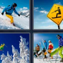 4 Fotos 1 Palabra Esquiar