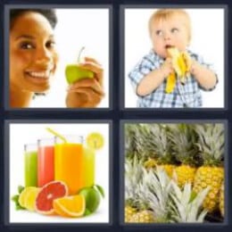 4 Fotos 1 Palabra Fruta