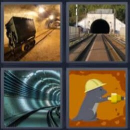 4 Fotos 1 Palabra Tunel