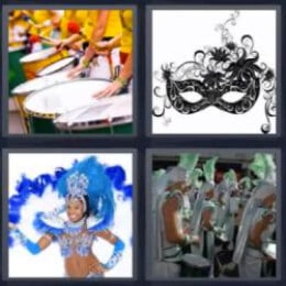 4 Fotos 1 Palabra Carnaval