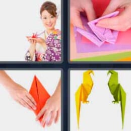4 Fotos 1 Palabra Origami